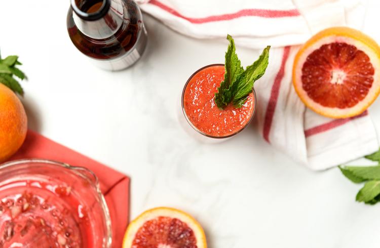 Blood Orange Mint Mocktail